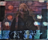 Lazeriai, al., dr., 110 x 130 cm, 2010