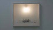 village entities, 63,5x53,5x6,7cm, oil, plexiglass, LED lamp,  2020