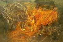 Liudmila Vėgėlienė
Draugystė, 2007, monotipija, mišri technika, 70x90