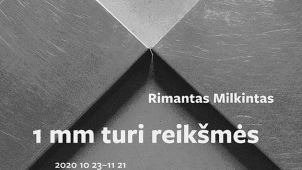 Rimanto Milkinto jubiliejinė paroda „1 mm turi reikšmės“ 